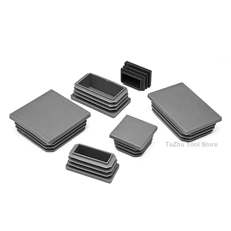 Inner Plug Grey Tube Plug Square/Round Steel Tube Plug Furniture Tables Chairs Foot Pad Anti Slip And Aesthetically Pleasing