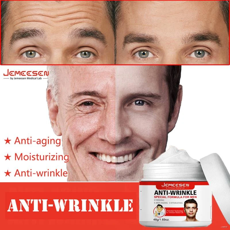 Jemeesen Retinol wrinkle removal Instant Anti Aging Firming Lifting Fade Fine Line Face Cream Moisturizing Nourish Skin Care