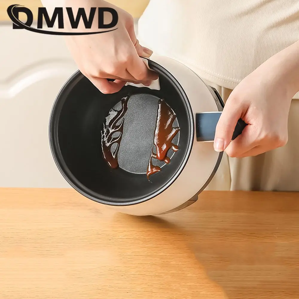 DMWD 3.6L อัตโนมัติอัจฉริยะไฟฟ้าผักผัดกระทะอาหาร Braise หม้อตุ๋น 220V KITCHEN หุ่นยนต์