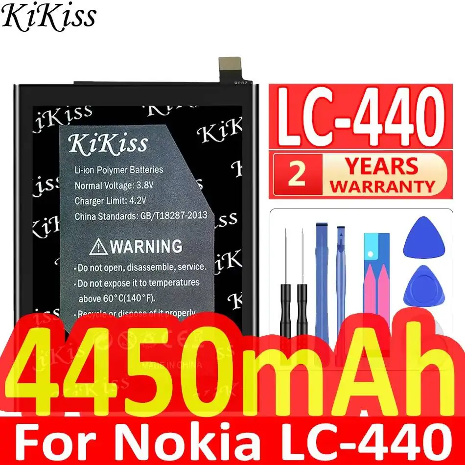 

Долговечная батарея для мобильного телефона 4450 мАч для Nokia LC-440