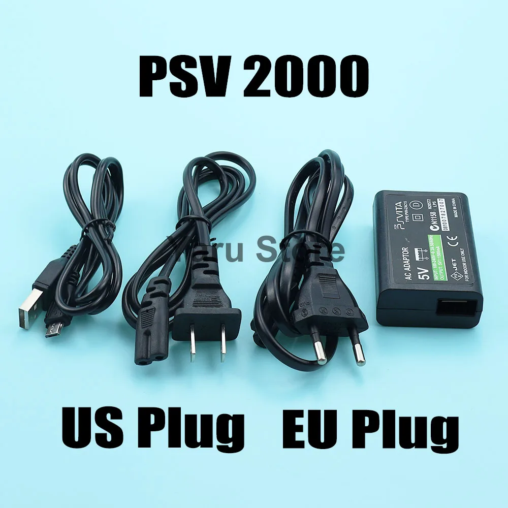 Cargador de Corriente A285BCD NUEVO para PS Vita 2000, Adaptador de Corriente de 5V AC, Cable de Carga USB para Psvita PSV 2000, Enchufe EU/US