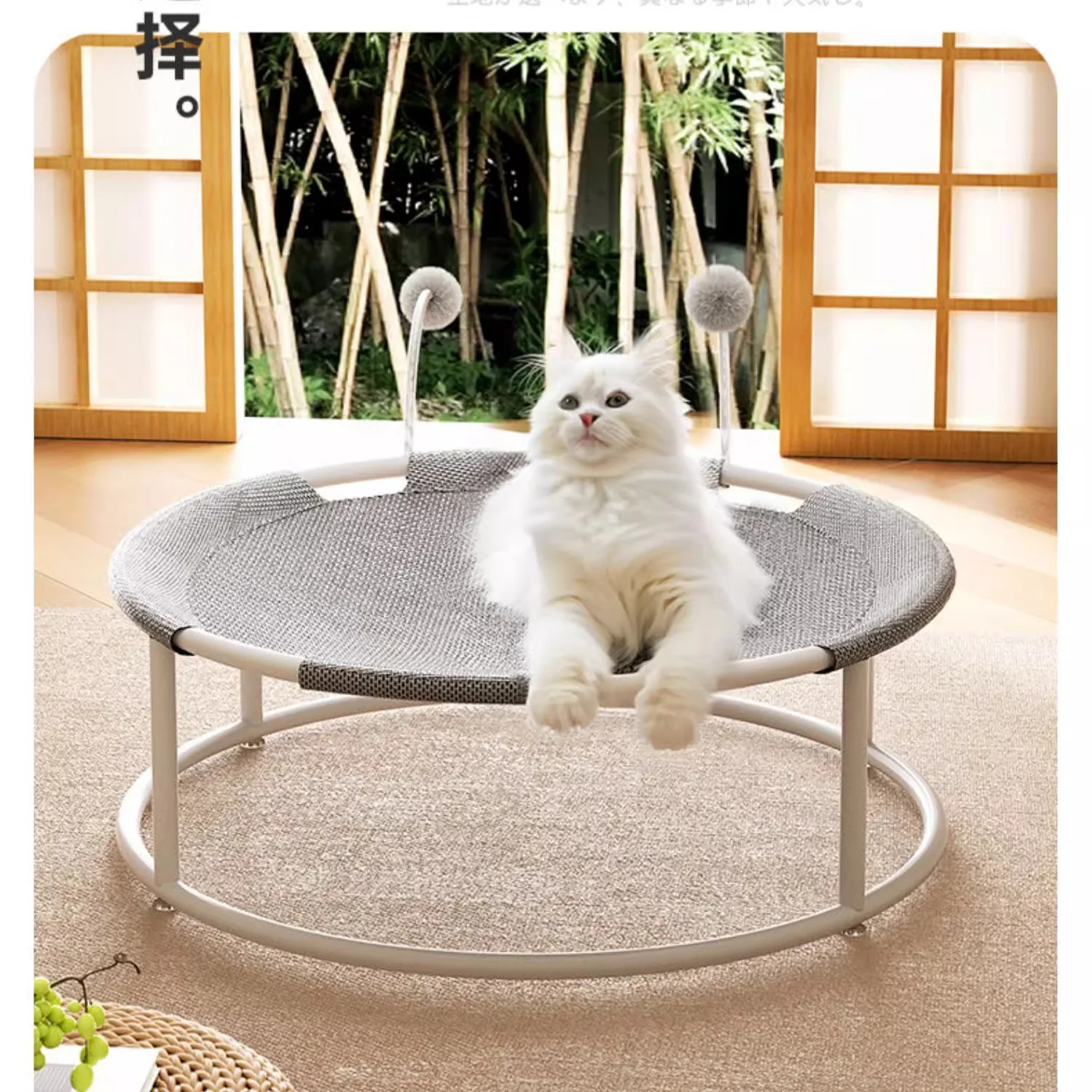 Cat Dog Bed Pet Hammock Cat Standing Bed Pet Supplies Full Wash Stable Structure, Detachable, Excellent Breathability