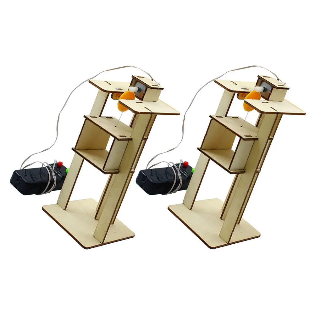 

Набор для сборки деревянного лифта (2 шт.) - развивающий STEM-проект для детей: научный эксперимент, развитие творчества и воображения