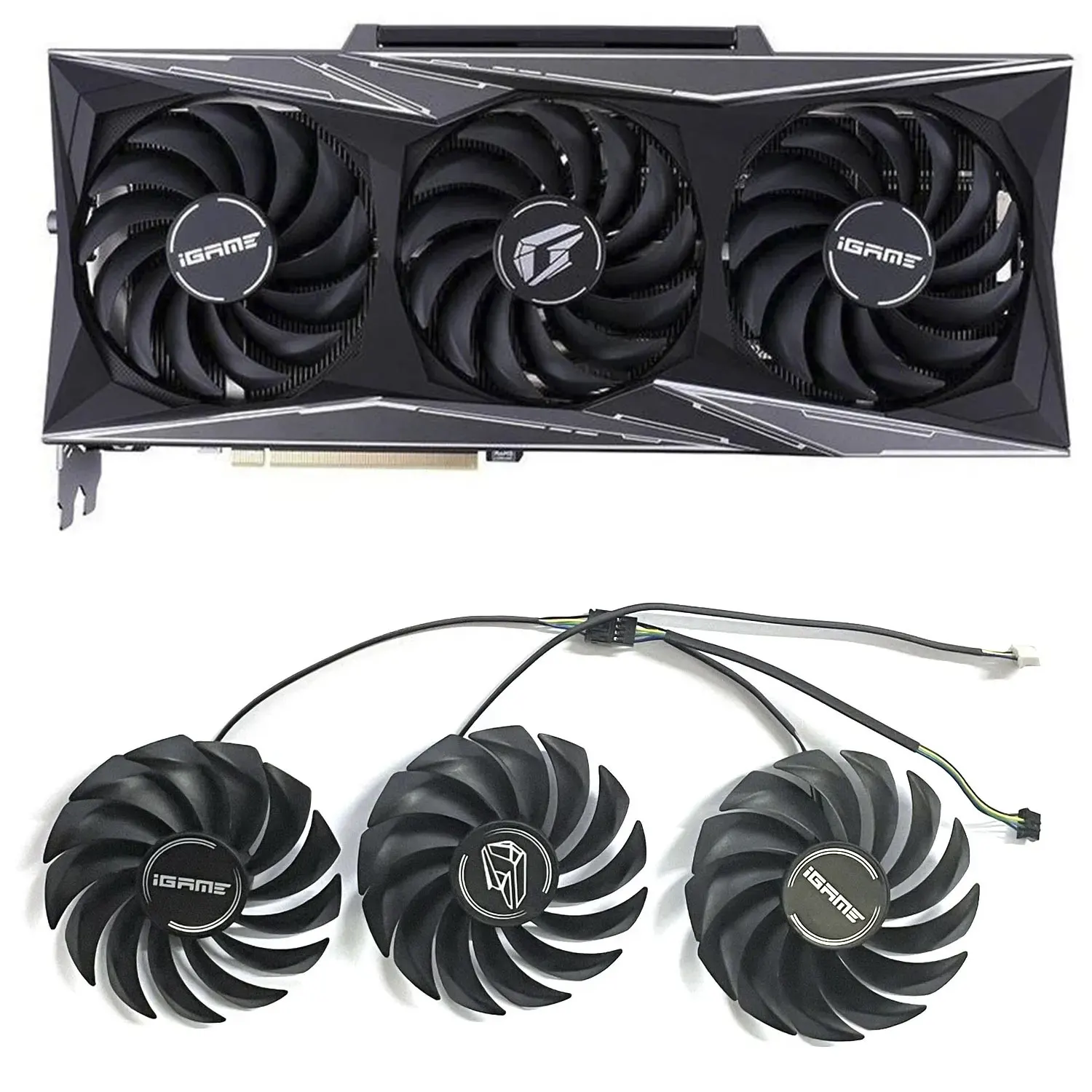 

New RTX3090 GPU Fan 4PIN 90MM PVA080E12R for Colorful RTX 3090 3080TI 3080 3070 3060TI Vulcan Graphics Card Cooling Fan