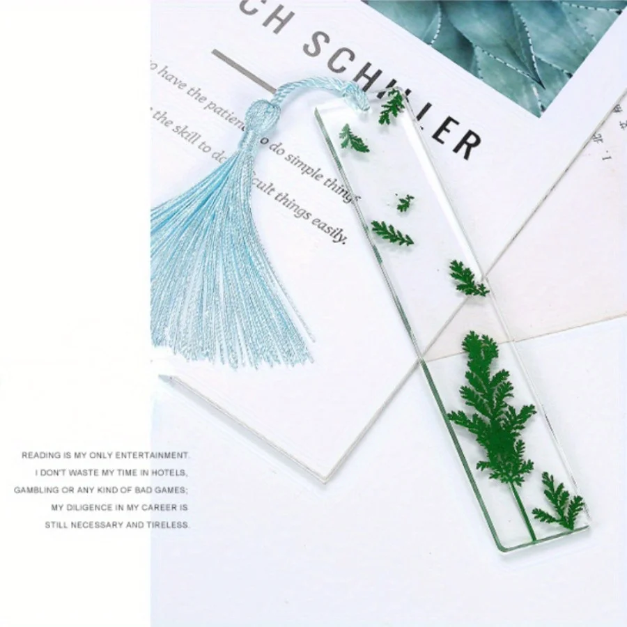 Rectangle Silicone Bookmark Resin Mold DIY Bookmark Mold Making Epoxy Resin Jewelry DIY Craft Silicone Transparent Mold