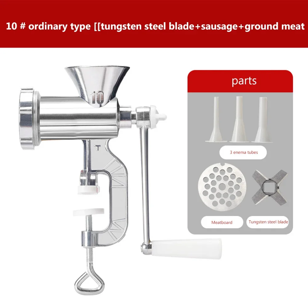 Multifunctional Meat Grinding Machine Cooking Tools Portable Sausage Noodles Grinder Hand Crank Accessories Kitchen Supplies