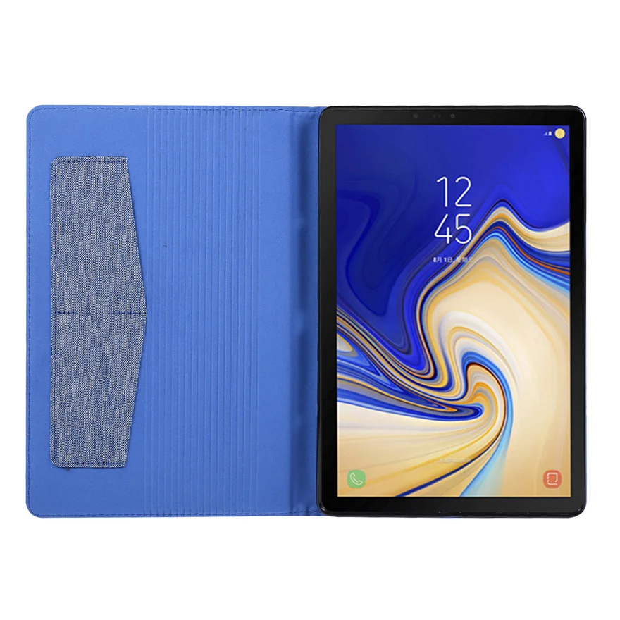 For Samsung Galaxy Tab S5e 10.5" Case for Model SM-T720 T725 Fabric Tablet Stand Cover Case Shockproof Protective Shell