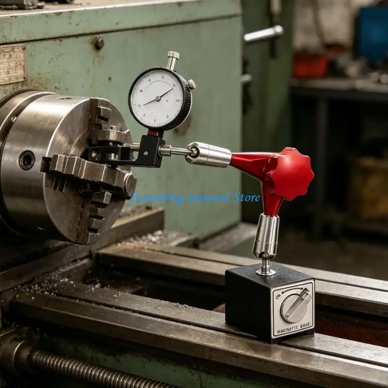 Y5GD Flexible Arm Adjustable Base Aluminum Holder for Digital Dials Indicators