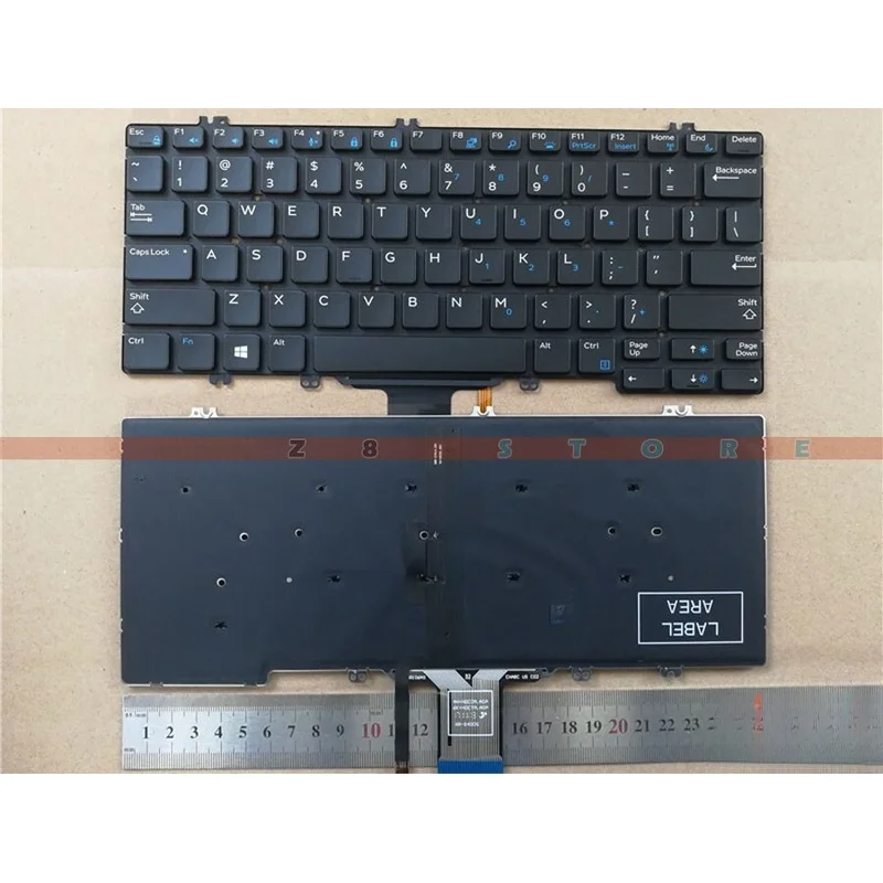YY+New For Dell Latitude E5250 E5250T E5270 E7250 E7270 US Laptop Keyboard Backlit