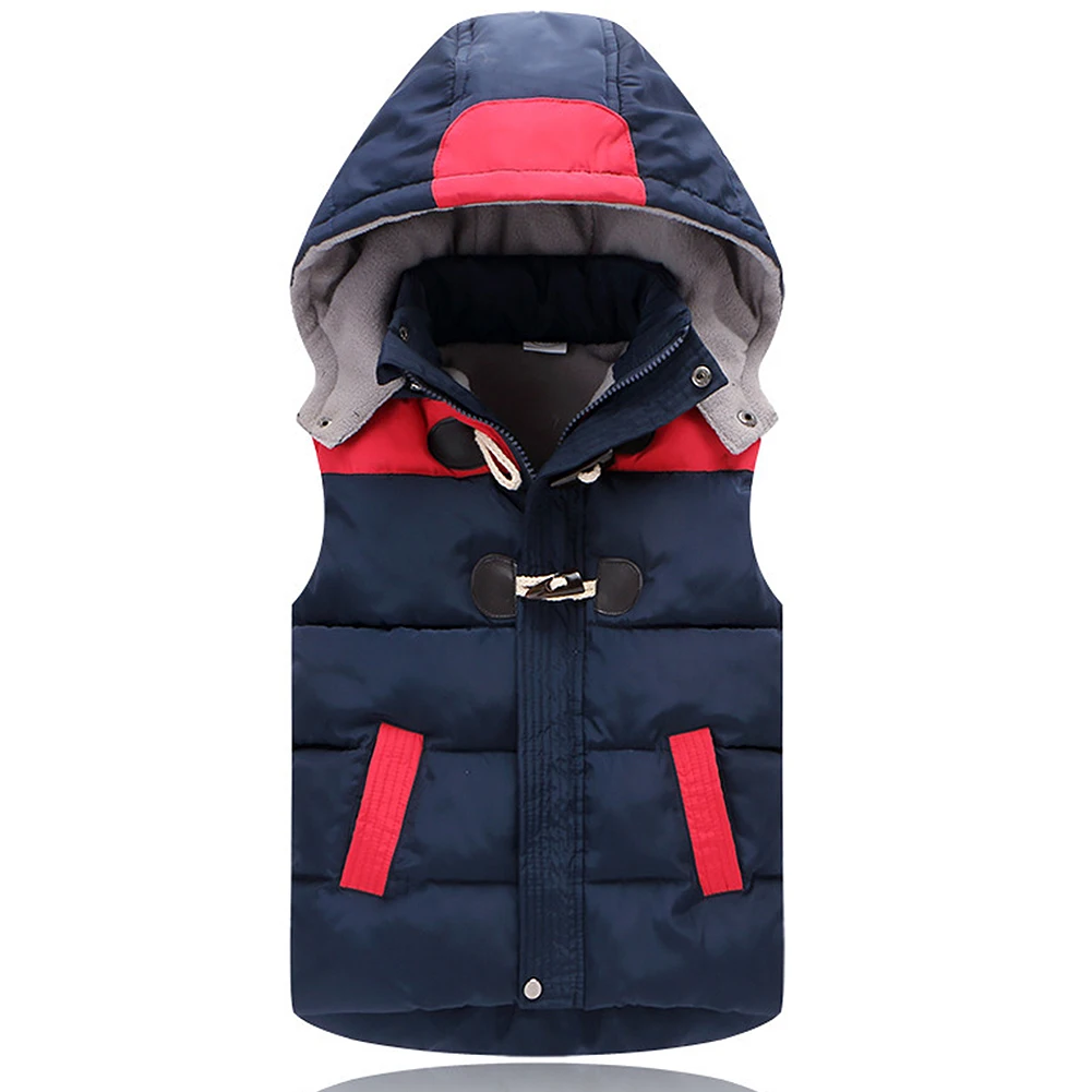 Kids Down Vest,Sleeveless Cotton-Pad Down Jacket,Children's Puffer Waistcoat,Transition Windproof Lightweight Winter Outerwear