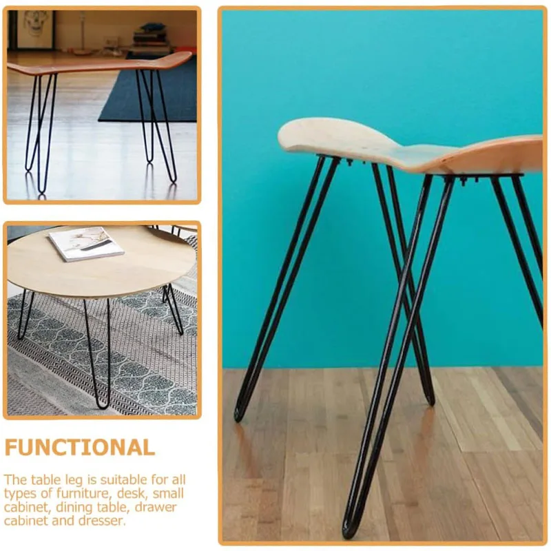 1pcs Table Dining Table Legs Furniture Legs Laptop Hairpin Leg Legs for Furniture Peg Leg Iron Adjustable Folding Table