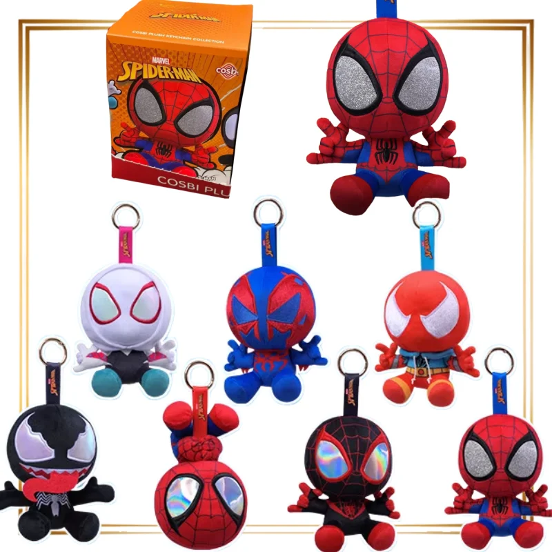 

Official Authenticity Spider-Man COSBI Blind Box Pendant Anime Doll Ornaments Doll Figure Perimeter Surprise Box Holiday Gifts