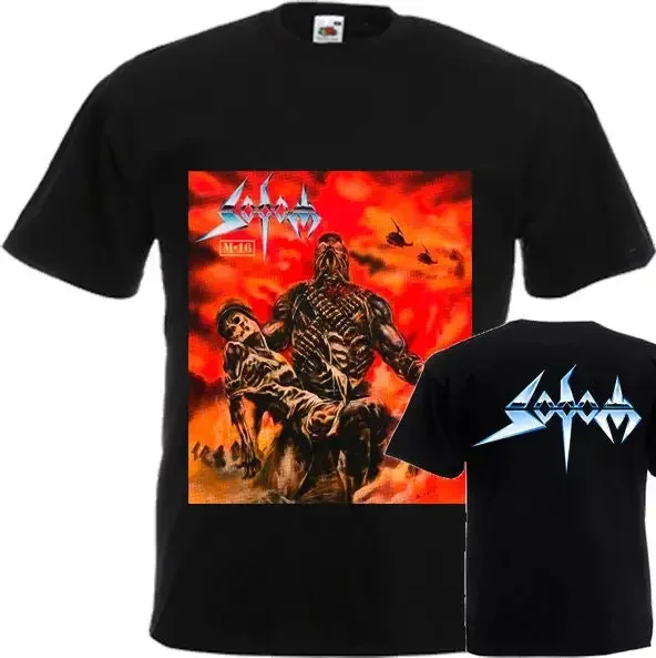 

New Dtg Dtf Printed T-Shirt - Sodom - M-16 - Size : S,M,L,Xl,Xxl,3Xl,4Xl,5Xl,6Xl,7Xl