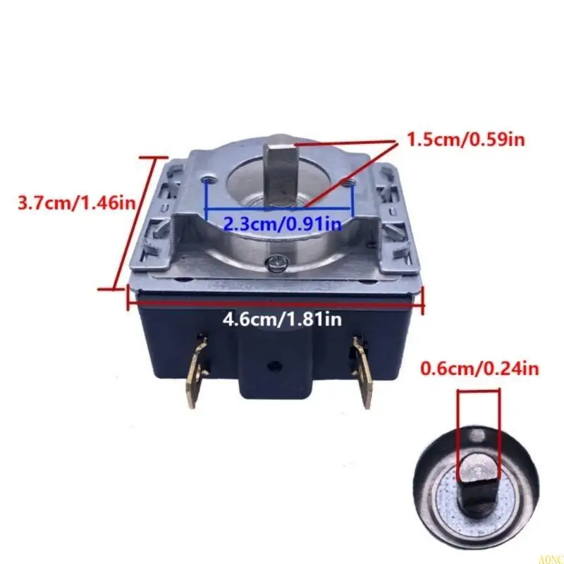 A0NC Electric Timer Timer Time Time Time Time Mechanical Timer Timing Part Metal Texture Timer Timer Switch