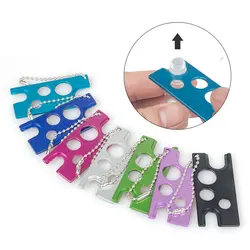 Stainless steel Eyelash Extension Glue Bottle Opener Nozzle Replacement Bottle Mouth Head Adhesive Caps Remover Tool