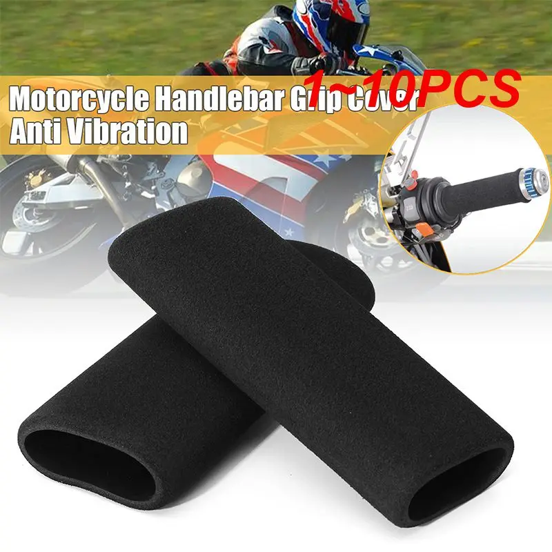 1~10PCS Grip Puppies Motorcycle Grip Covers Foam Comfort Handlebar Grips UK-shipping Handlebar Cover