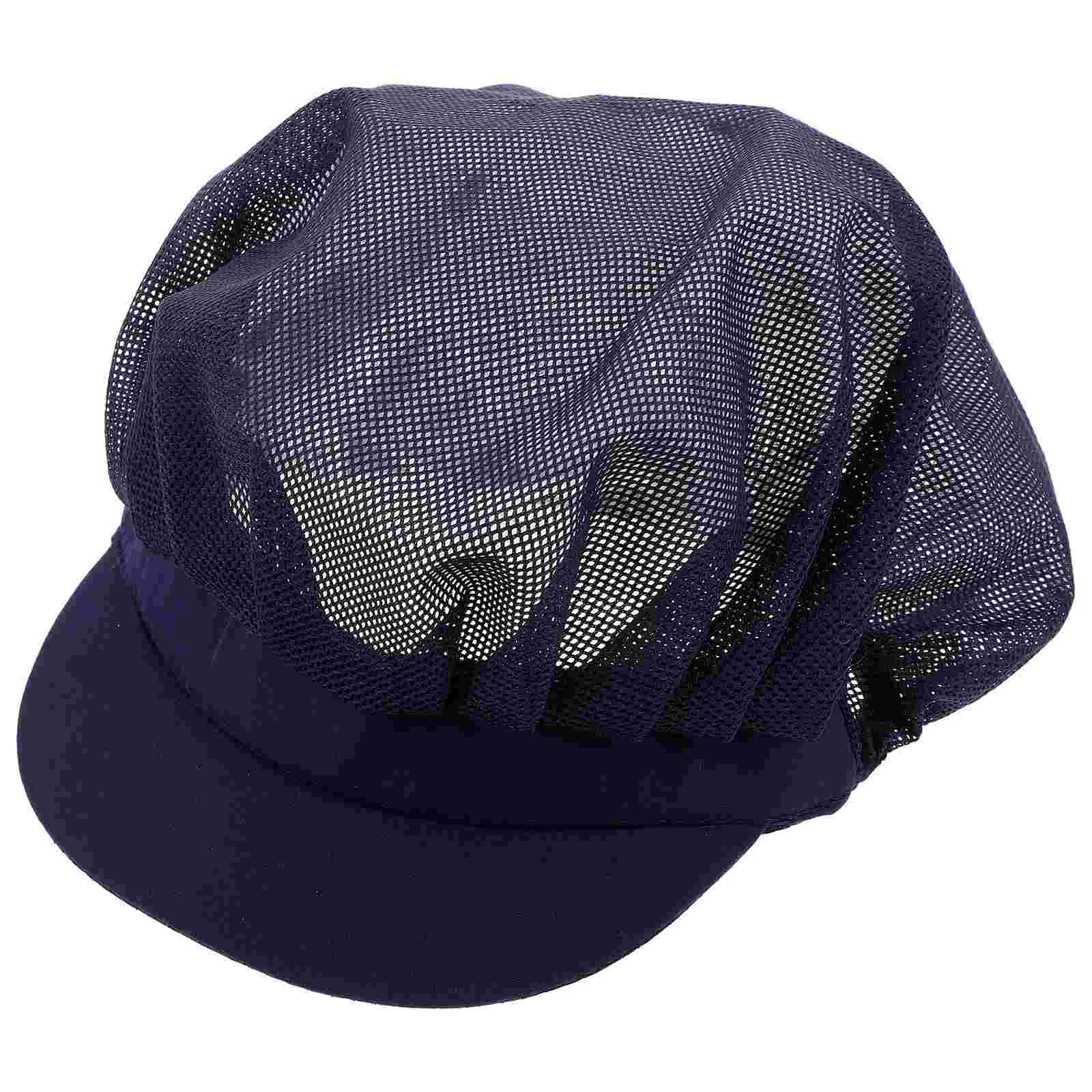 

Breathable Chef Hat Unisex Elastic Kitchen Cooking Hat Cotton Mesh Cap Food Service Hair Nets Comfortable Oil