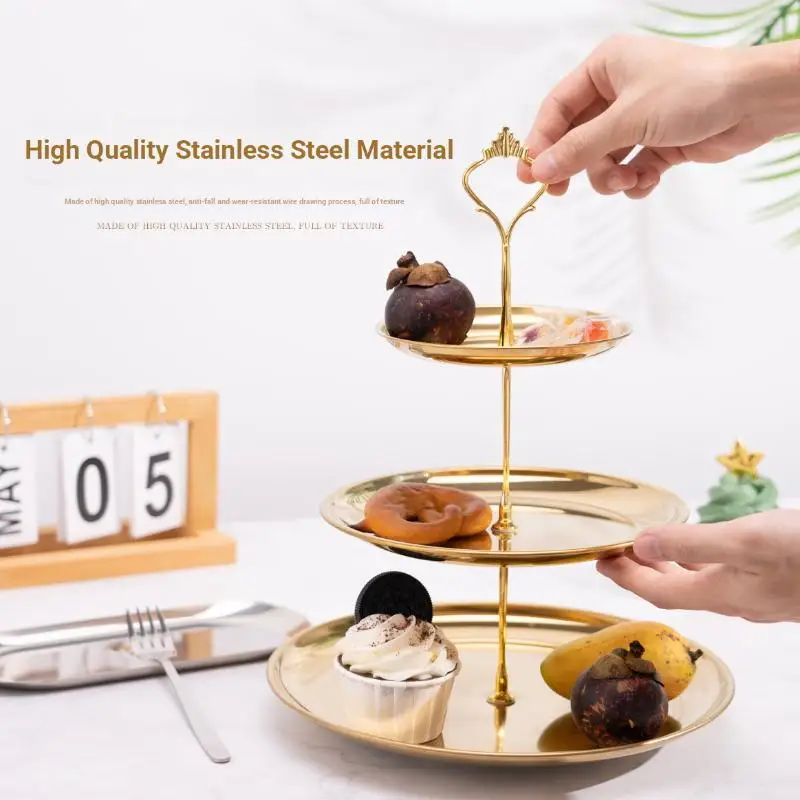 Gold Silver 2/3-Tier Cake Stan - Cupcake Stand Tier review and price