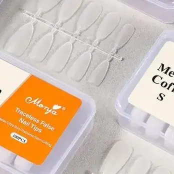 100 Pz/scatola Unghie Finte NESSUN Lucidatura Nessuna Traccia Demal Press On False Punte Del Chiodo Sottile Per L'estensione Casa FAI DA TE