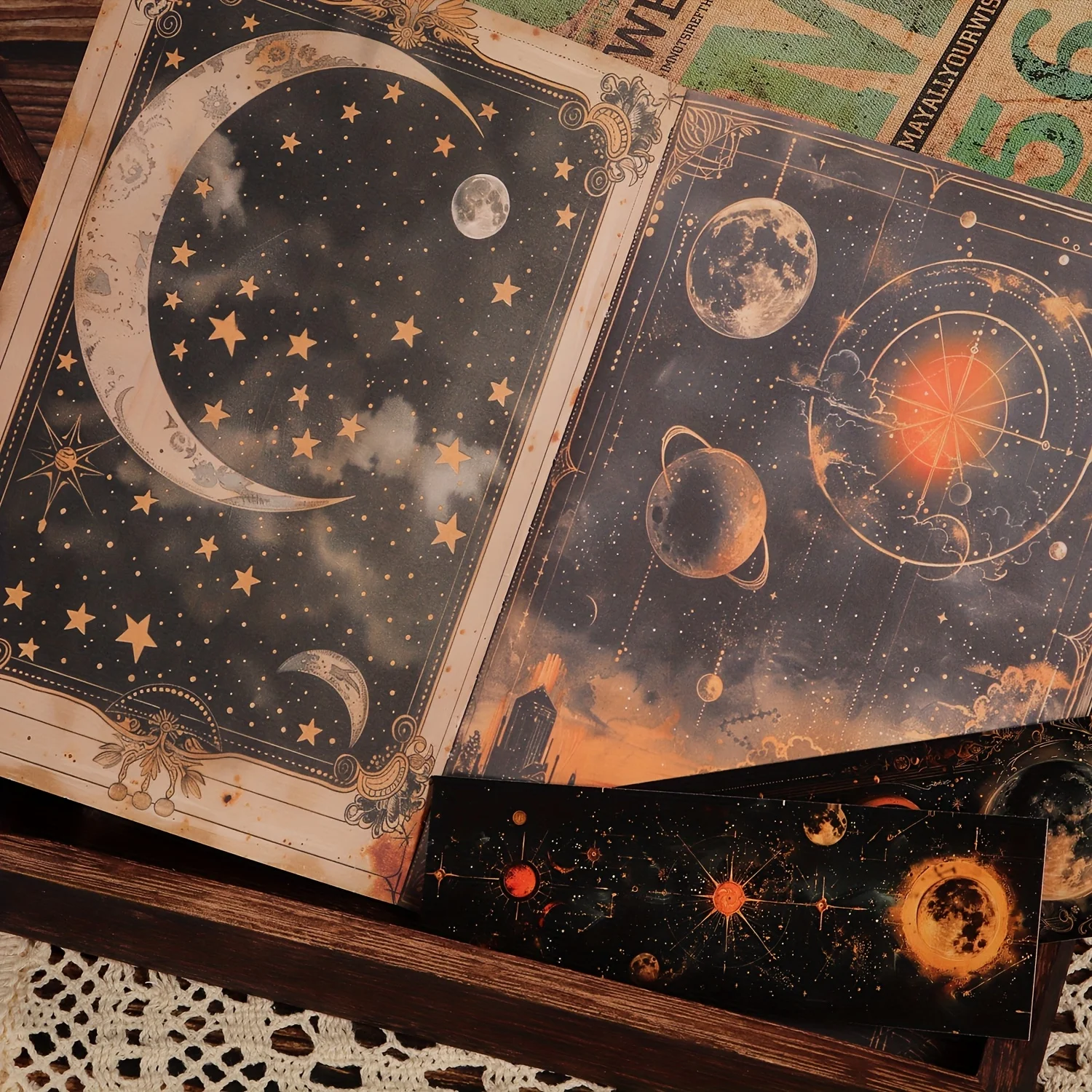 طقم دفتر ملاحظات A5 مكون من 80 صفحة مع إشارتين مرجعية، لسكرابوكينغ، والمذكرات، والديكور المخطط، والمكتب اليومي، والمجلة غير المرغوب فيها، والمفكرة القابلة للكتابة #3