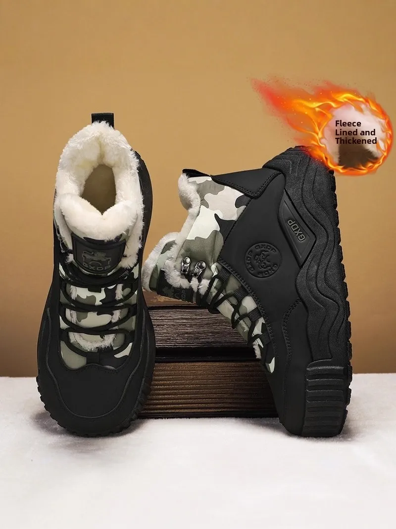 northeast-men's-winter-snow-boots-thickened-fleece-outdoor-waterproof-anti-slip-cotton-shoes-warm-cotton-boots-for-below-40-d