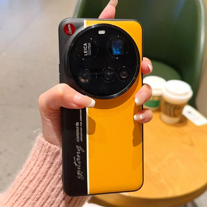 Picture 5: Adeanight Lightning Fluorescent Line Two-pigment Leather Case For Xiaomi 15 Ultra 15 Pro Mi 14 Ultra 14 13 Ultra Lens Protect Co