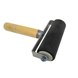 Rubber Brayer Roller Handmade Professional Hardness Children Projects Painting Rollers Stamping Printing Tool Students