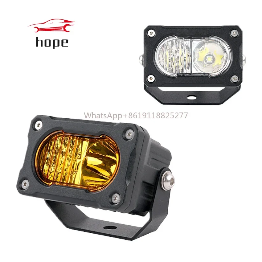 

Offroad 4x4 20W Led Driving Combo Auxiliary Lamps 4WD Square Truck Fog Lamp 12V 24V High Quality 3 Inch Pods Light