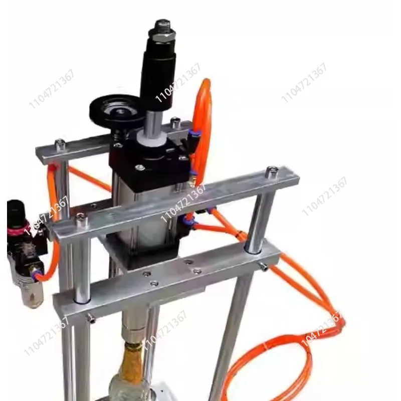 Pneumatic Drinking Locking Crown Corking Machine Juice Soda Bottle Capper Beer Bottle Crown Capping Machine