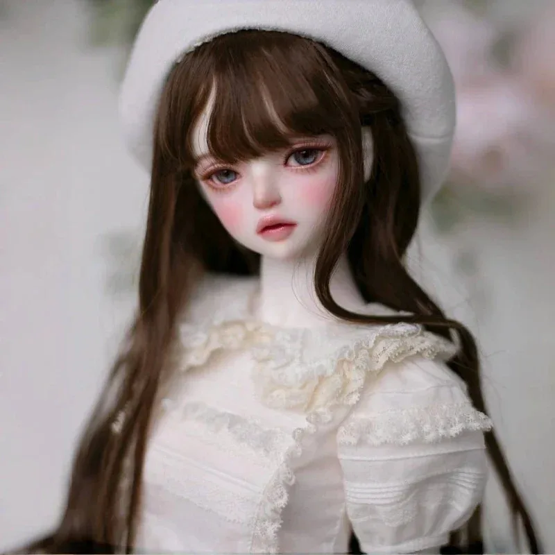 

Парик для куклы 1/3, 1/4, 1/6, длинные прямые волосы с челкой, для кукол BJD 60/45/30 см, аксессуары для кукол, без куклы