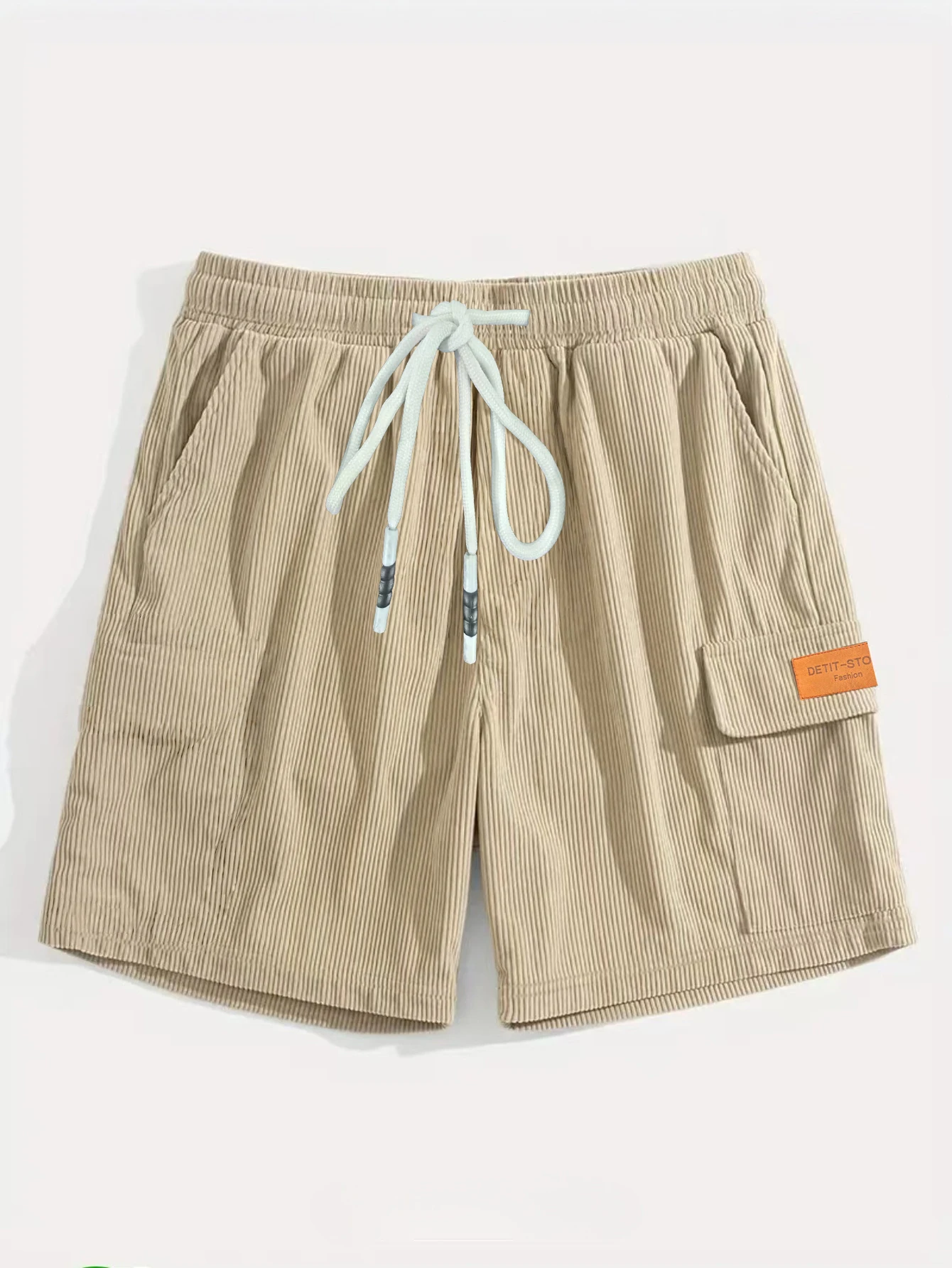 Pantaloncini da uomo in velluto a coste, Pantaloni casual da uomo, Pantaloncini da spiaggia da uomo, Pantaloncini sportivi da uomo, Nuovo tessuto strutturato alla moda, Pantaloni traspiranti, Adatto per abbigliamento casual quotidiano e sportivo