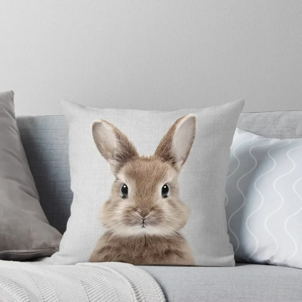 

Baby Rabbit - Colorful. Throw Pillow christmas supplies Decorative Sofa Cushion Decorative Cushions For Living Room Pillow