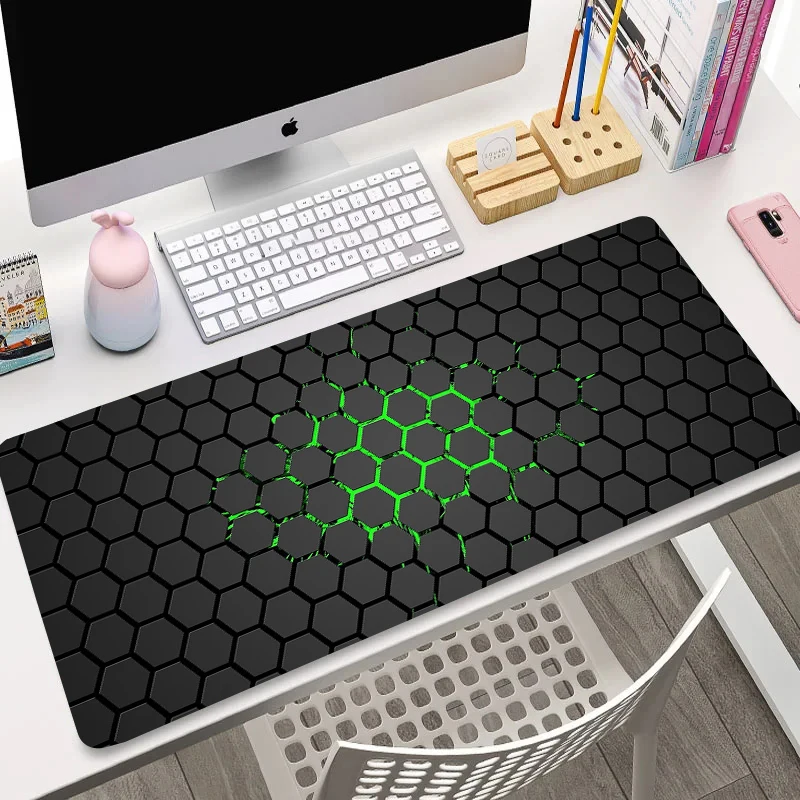 

Hexagon Gaming Mouse Pad XxL Laptop Rubber Large Mousepad For Computer Gamer Desktop Decoration Mat Office Soft Rug Desk Mats