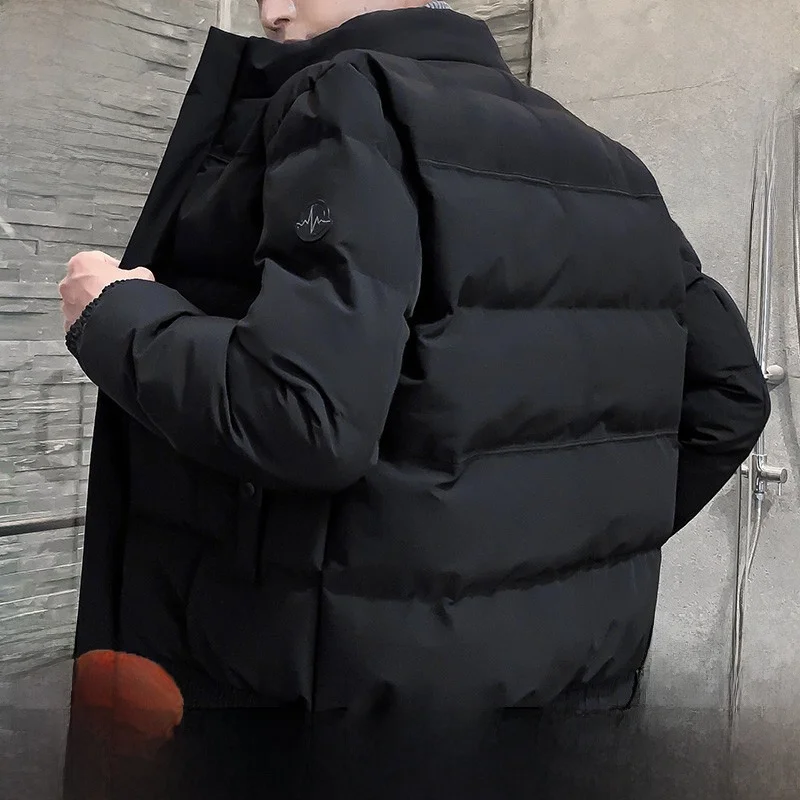 

Men's down Jaet Thiened Lightweight ort Sle Du down Winter Coat Faionable Youth Polyester Fiber Outerwear