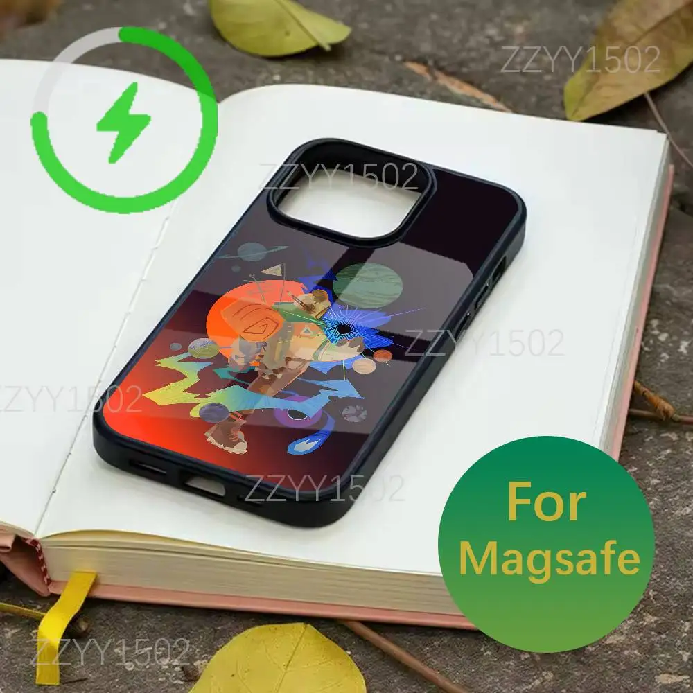 Coque de téléphone Game Outer Wilds pour iPhone 17,16,15,14,13,12,11,Pro,Max,Plus,Mini,SE4,E, chargement sans fil Magsafe