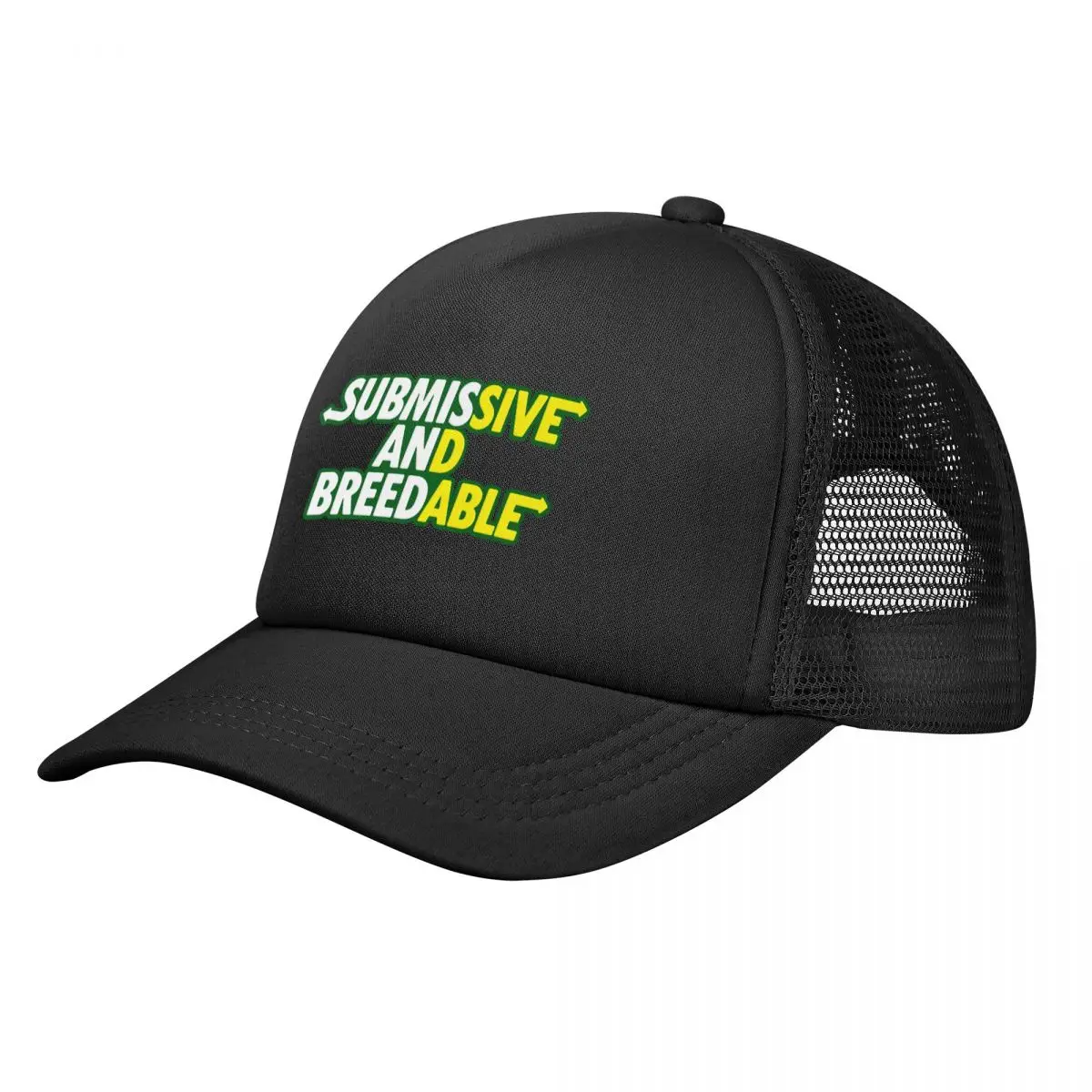 

Submissive and Breedable (Black) Baseball Cap Golf Vintage Hat Baseball Cap New Hat Hats Man Women's