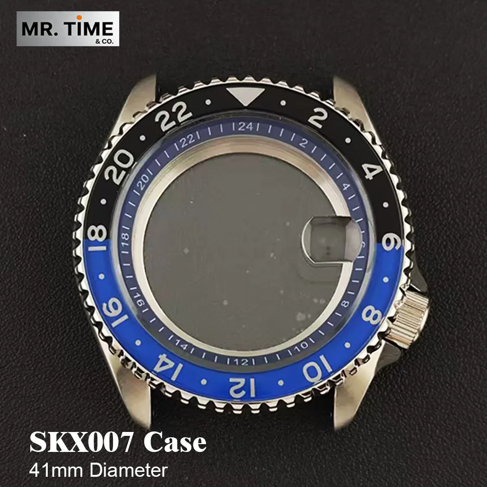 

Корпус для часов NH35, корпус SKX007, мужские часы из нержавеющей стали, подходят для модификации часов с механизмом NH35/NH36/NH34, аксессуары для модификации часов.