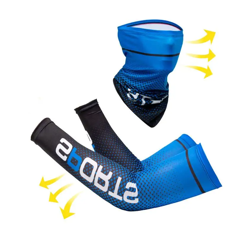 NEW Cool Men Cycling Running Bicycle UV Sun Protection Cuff Cover Protective Arm Sleeve Bike Sport Arm Warmers Sleeves