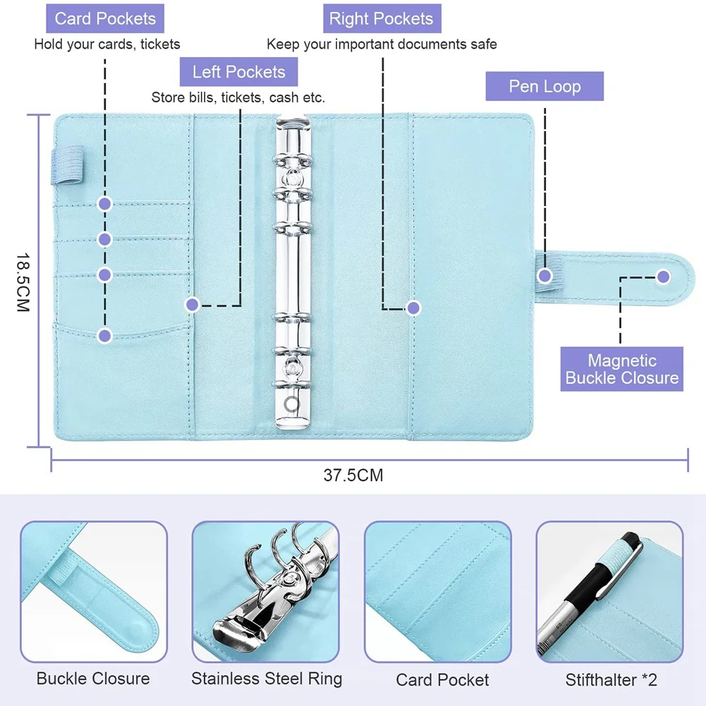 A6 Budget ,A6 Money Organizer for Cash, Budget with Cash Envelopes, Budget Envelopes Organizer for Money A