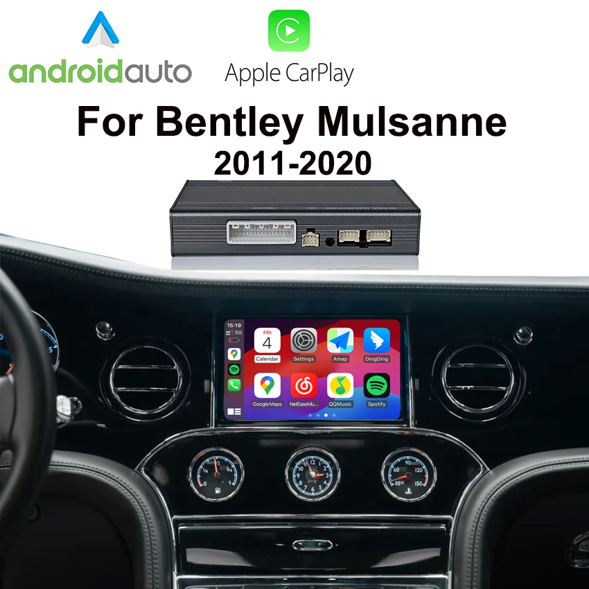 

Wireless Carplay Android Auto MMI Box Oem Screen Upgrade Module For Bentley Mulsanne 2011-2020