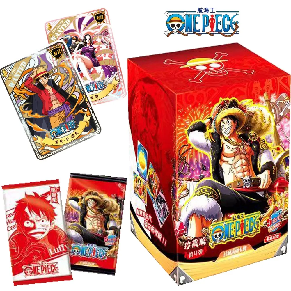 Wholesale One Piece Cards Collection for Children Japan Anime Collection Series Renewal and Upgrading Cards Toys Friends Gifts