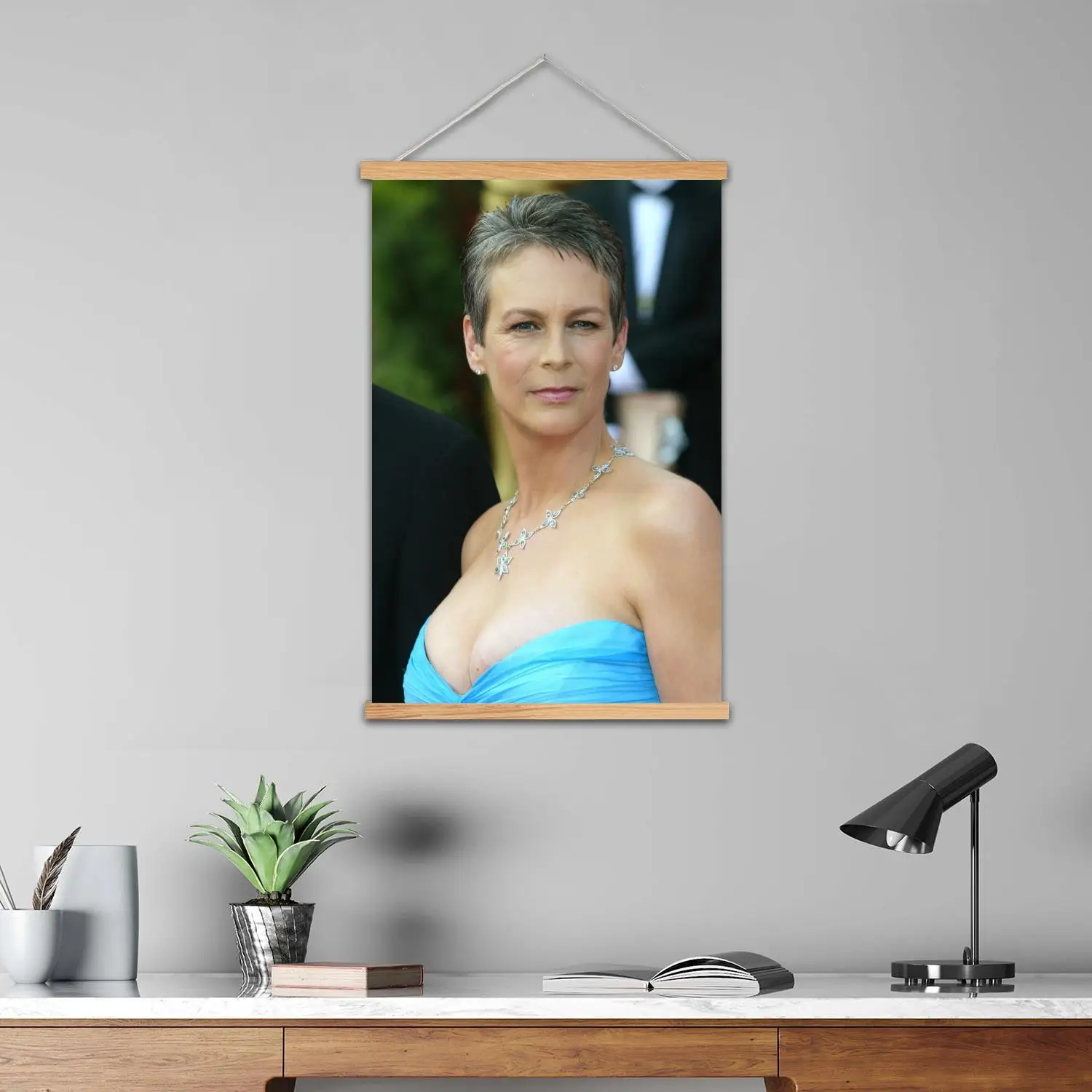 جيمي لي كورتيس مؤطرة جدار اللوحة قماش ملصق فني و جدار الفن الحديث الأسرة ديكور غرفة نوم الملصقات ، اللوحة الزخرفية #3