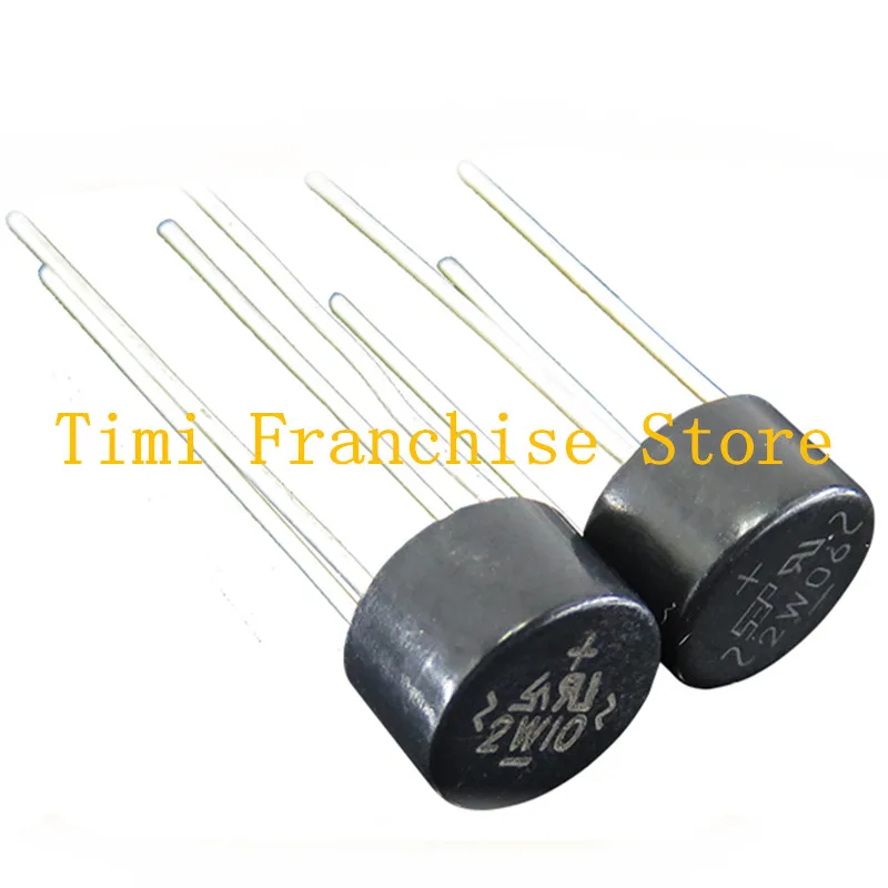 20pcs 100% new rectifier diode bridge 2W04 2W06 2W08 2W10 DIP-4 4Pin