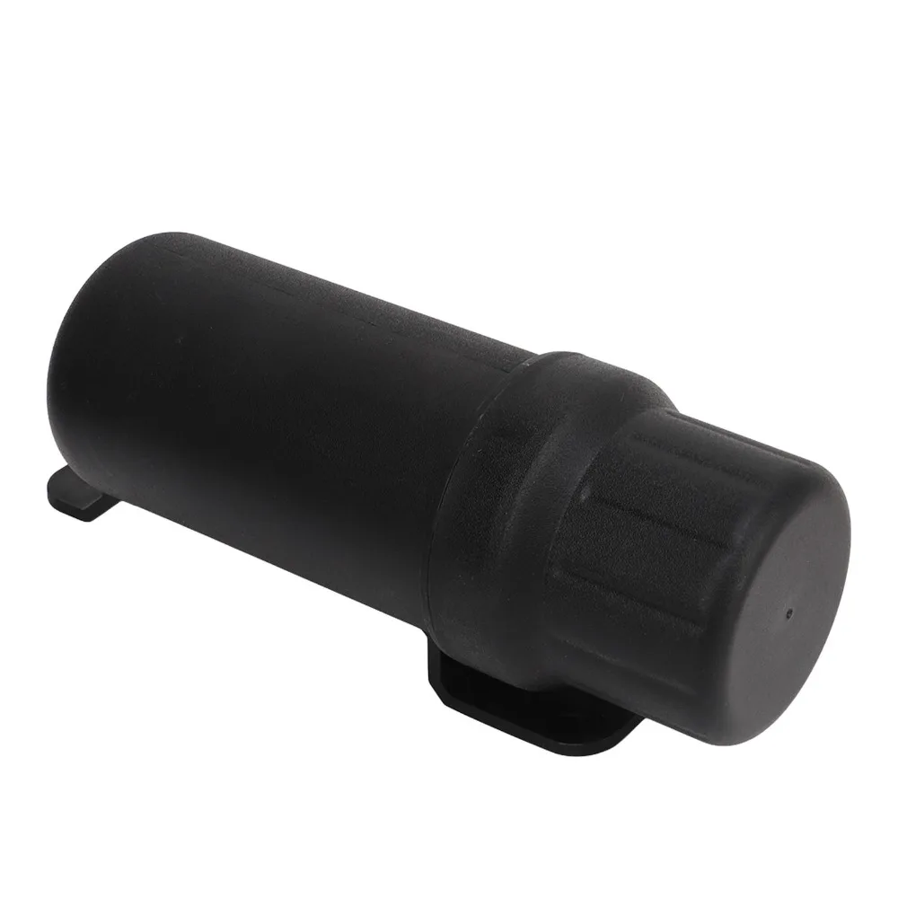 Waterproof Design Motorcycle Tool Tube Large Size Black Universal Tool Tube 125mm/4.9in Diameter Off Road Tool Tube For UTV