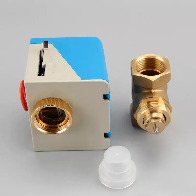 3/4" Two Way Electric Brass Globe Valves AC220V 2 Wire Motorized Shut-off Valve