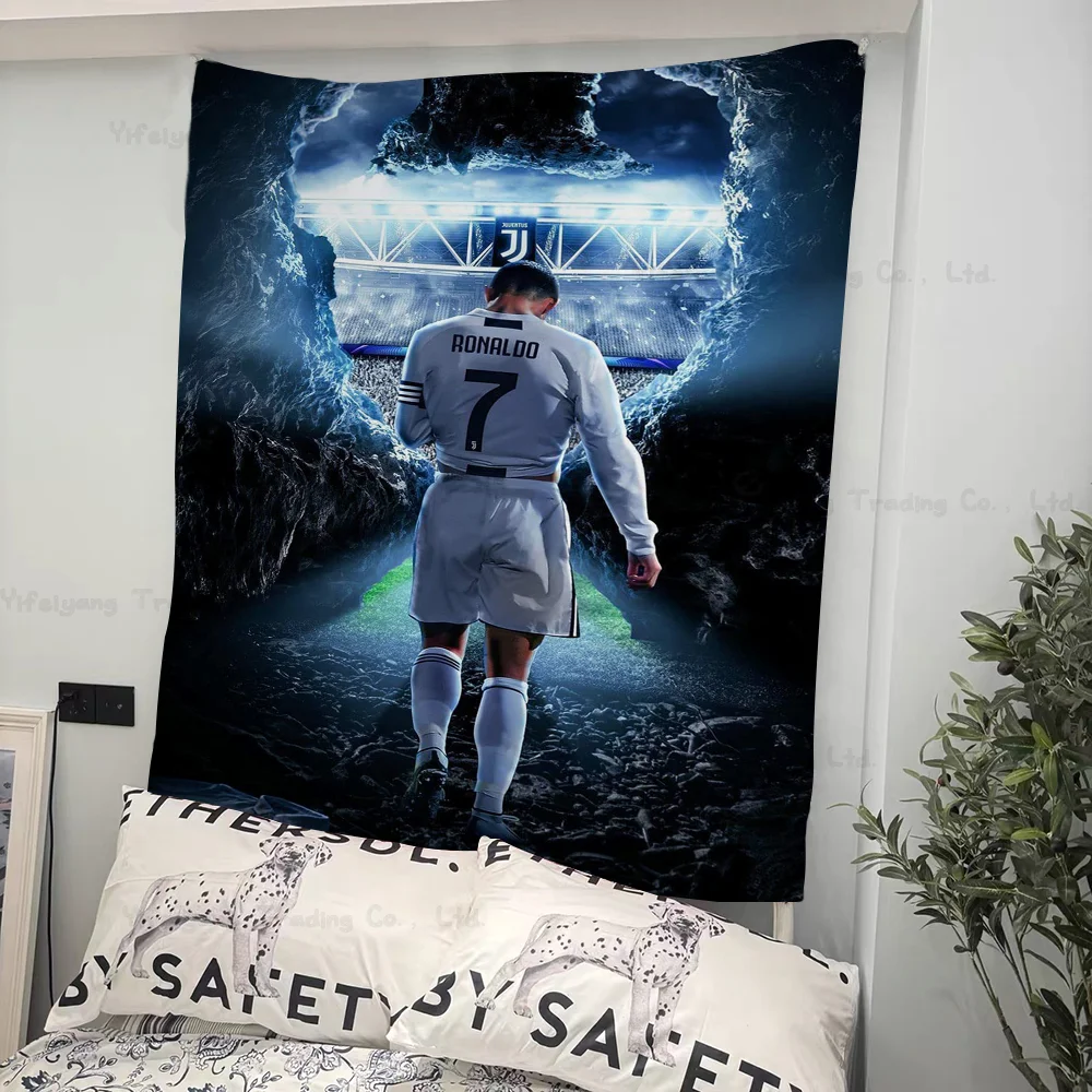 

C-Cristiano R-Ronaldo C-CR7 Anime Tapestry Indian Buddha Wall Decoration Witchcraft Bohemian Hippie Wall Hanging Sheets