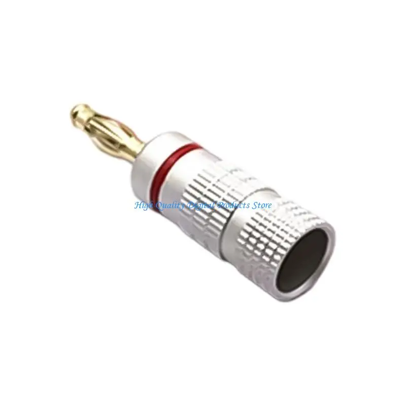 U2JE 4MM مكبر صوت BANANA PLUD GOLD موصل مكبر صوت مطلي بالذهب