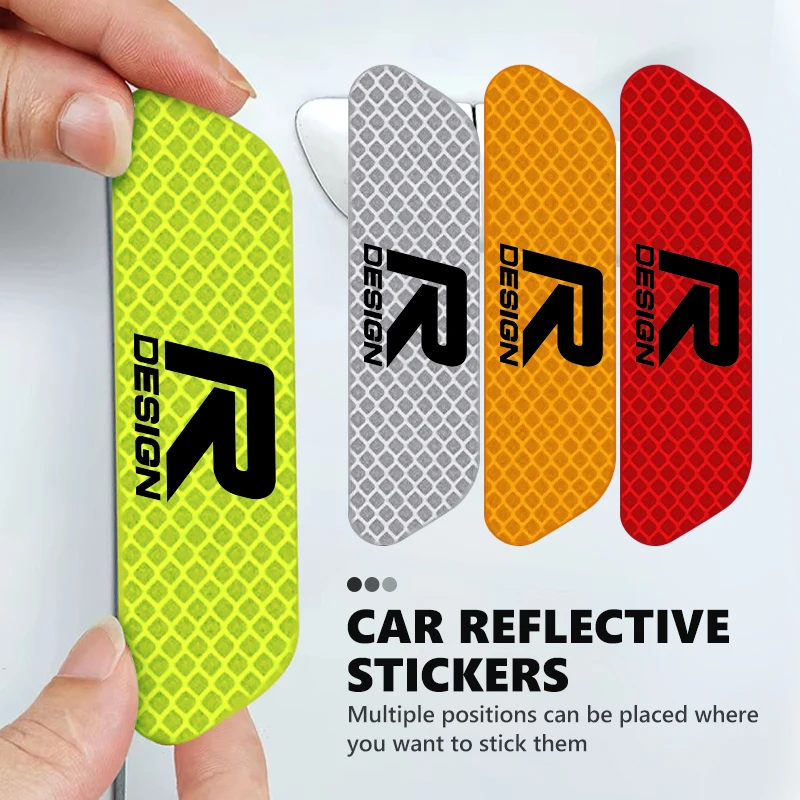 Autocollant réfléchissant de protection pour porte de voiture, bande d'avertissement latérale, accessoires pour Volvo AWD V50 S60 XC60 S40 XC40 XC90 V60 S80 S90