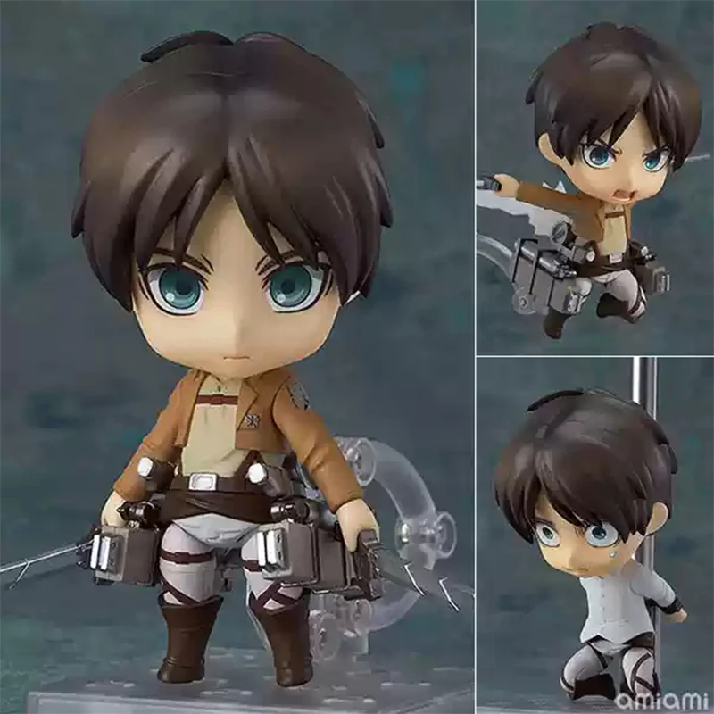 Attack on Titan Animation Comic Peripheral Toy Eren Mikasa Levi Hange Reiner Anime Action Movable Model Figures Collection NTR