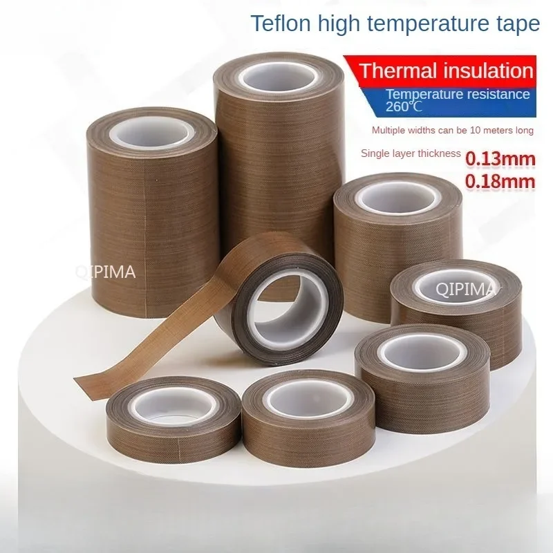 Hot Melt Cloth Ironing Vacuum Machine Accessories Fireproof Tape Teflon Tape Insulation High-temperature Resistant Tape